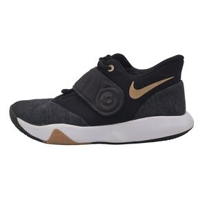 Nike KD Trey 5 VI Shoes Youth Size 7.5 Black Gold Strap Basketball AA7067-099